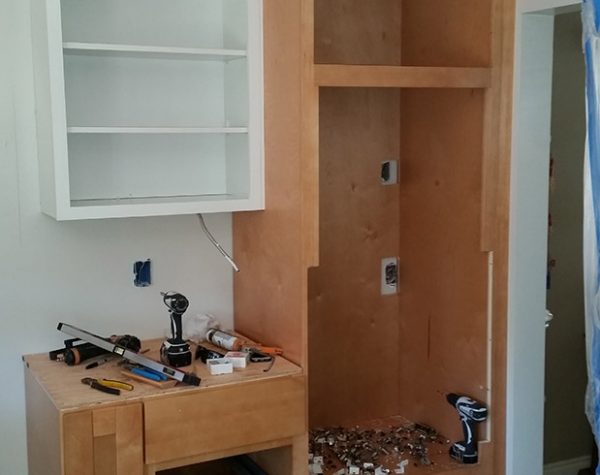 Cabinet Install